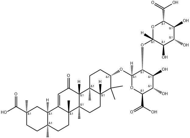 甘草皂苷H2 结构式