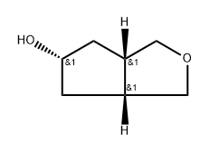 1H-Cyclopenta[c]furan-5-ol, hexahydro-, (3aα,5β,6aα)- 结构式