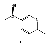 (R)-1-(6-Methylpyridin-3-yl)ethanamine  dihydrochloride 结构式