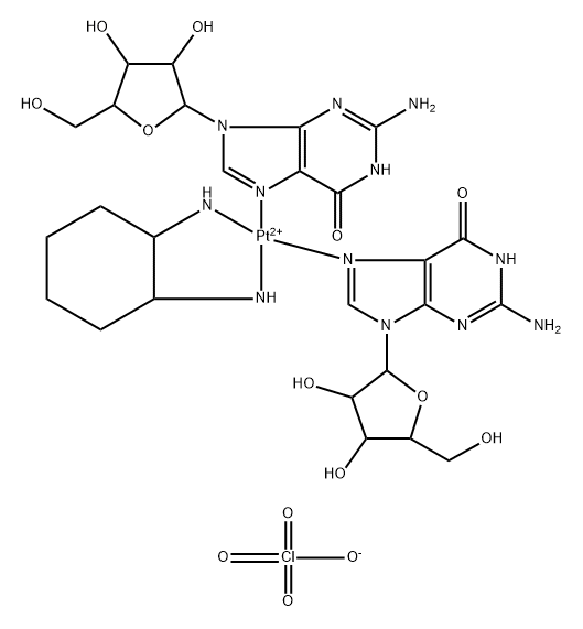 cyclohexyldiamine-guanosine platinum IV 结构式