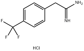 2-(4-(三氟甲基)苯基)乙脒盐酸盐 结构式