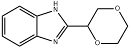 2-(1,4-Dioxan-2-yl)-1H-benzimidazole 结构式