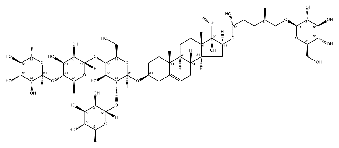 皂苷TH 结构式