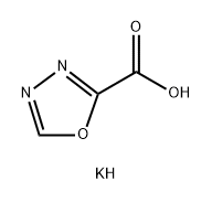 1,3,4-噁二唑-2-甲酸钾 结构式