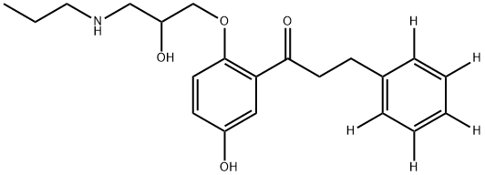 5-Hydroxypropafenone 结构式
