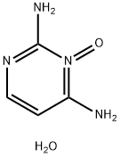 2,4-PYRIMIDINEDIAMINE, 3-OXIDE, HYDRATE (1:1) 结构式