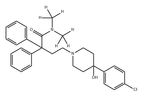 洛派丁胺-D6 结构式