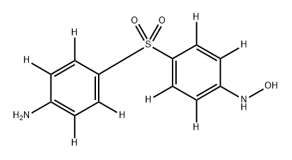 Dapsone Hydroxylamine-D8 (Major) 结构式