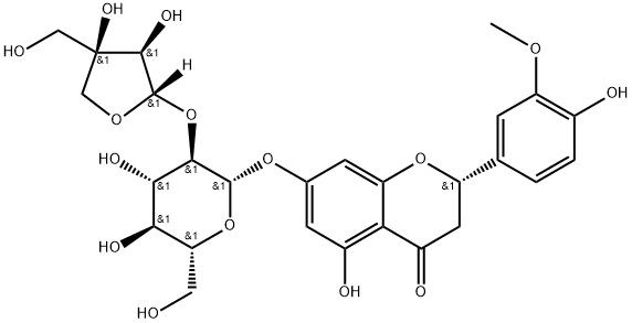 槲寄生新甙III 结构式