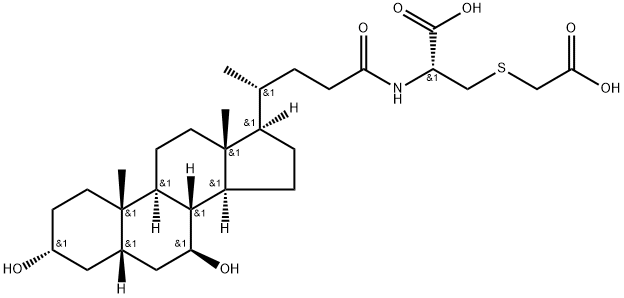 ursodeoxycholylcysteic acid 结构式