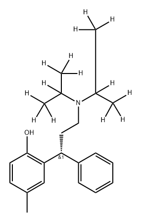 托特罗定-D14 结构式