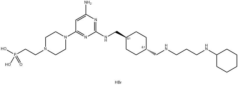 BURIXAFOR HYDROBROMIDE 结构式