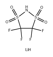 环四氟乙基双磺酰亚胺锂 结构式