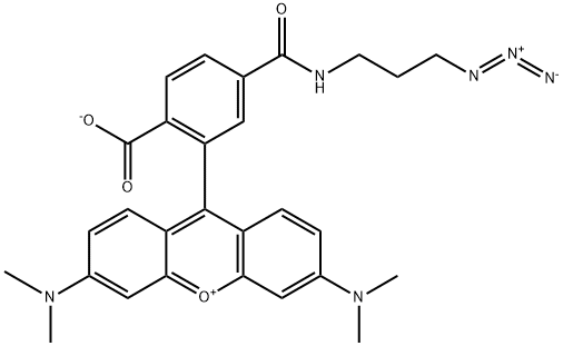 TAMRA AZIDE, 6-ISOMER 结构式