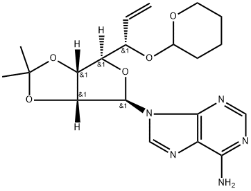 9HPURIN-6-AMINE,9-[6,7-DIDEOXY-2,3-O-(1-METHYLETHYLIDENE)-5- 结构式