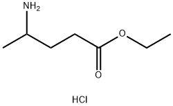 4-氨基戊酸乙酯盐酸盐 结构式