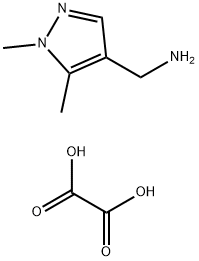 C-(1,5-DIMETHYL-1 H-PYRAZOL-4-YL)-METHYLAMINE OXALIC ACID SALT 结构式