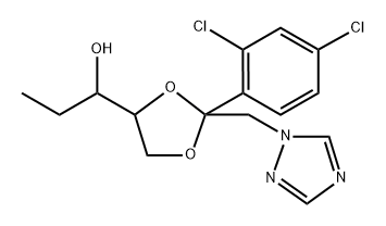 丙环唑杂质1 结构式