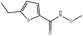 5-Ethyl-N-methoxy-2-thiophenecarboxamide 结构式