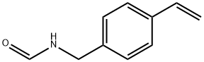 N-[(4-乙烯基苯基)甲基] 甲酰胺 结构式