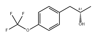 1-(4-三氟甲氧基苯基)-2-丙醇 结构式