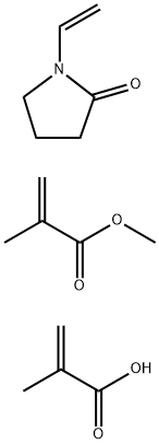 2-Propenoic acid, 2-methyl-, C10-20-branched and linear alkyl esters, polymers with Me methacrylate and vinylpyrrolidone 结构式