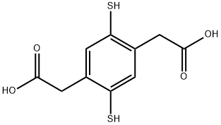 2-[4-(carboxymethyl)-2,5-bis(sulfanyl)phenyl]acetic acid 结构式