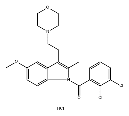 GW405833 HYDROCHLORIDE 结构式