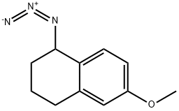 Naphthalene, 1-azido-1,2,3,4-tetrahydro-6-methoxy- 结构式