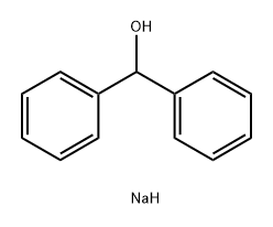 Benzenemethanol, α-phenyl-, sodium salt (1:1) 结构式