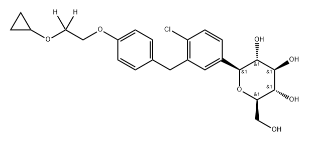 Bexagliflozin D2 结构式