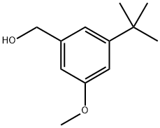 (3-(tert-butyl)-5-methoxyphenyl)methanol 结构式