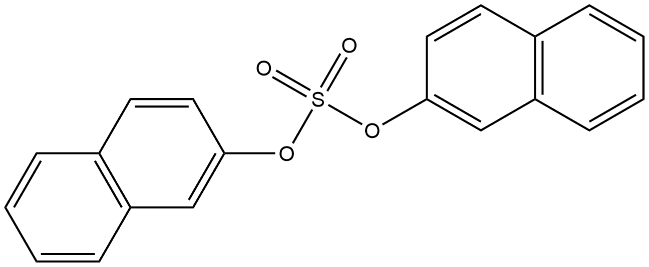 2-Naphthalenol, 2,2'-sulfate 结构式