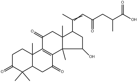 灵芝烯酸G 结构式