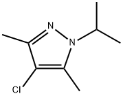 4-Chloro-1-isopropyl-3,5-dimethyl-1H-pyrazole 结构式