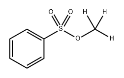 Methan-d3-ol, benzenesulfonate (9CI) 结构式