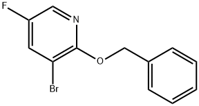 2-(Benzyloxy)-3-bromo-5-fluoropyridine 结构式