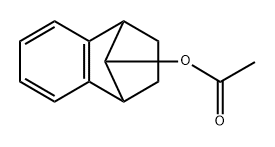 Acetic acid (9-anti)-1,2,3,4-tetrahydro-1β,4β-methanonaphthalen-9-yl ester 结构式