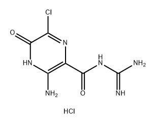 5-Deamino-5-oxo Amiloride Hydrochloride 结构式