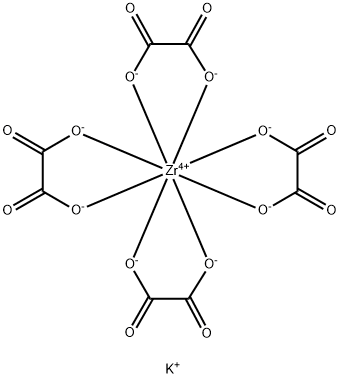 四草酸酸根锆酸钾 结构式