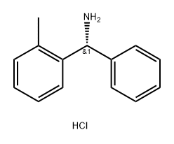 Benzenemethanamine, 2-methyl-α-phenyl-, hydrochloride (1:1), (αR)- 结构式