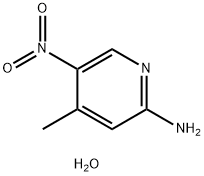 4-甲基-5-硝基吡啶-2-胺水炔物 结构式