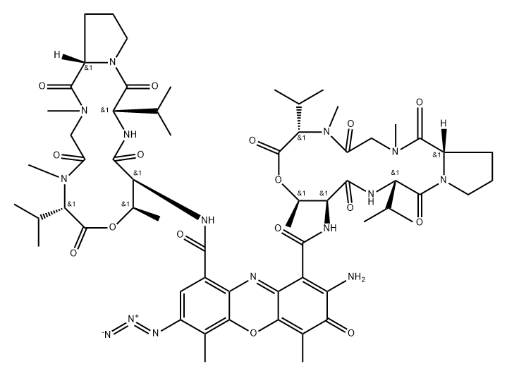 7-azidoactinomycin D 结构式
