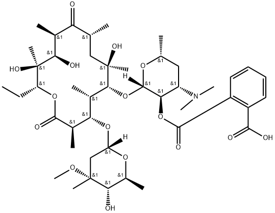 红霉素杂质18 结构式