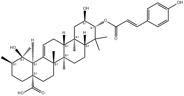 3-O-反式对香豆酰委陵菜酸 结构式