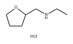 乙基(氧杂环戊烷-2-基甲基)胺盐酸盐 结构式