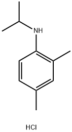 2,4-二甲基-N-(丙-2-基)苯胺盐酸盐 结构式