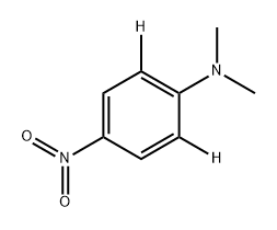 N,N-dimethyl-4-nitro(2,6-(2)H2)aniline 结构式