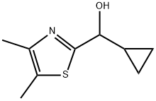 2-Thiazolemethanol, α-cyclopropyl-4,5-dimethyl- 结构式