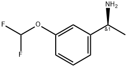 Benzenemethanamine, 3-(difluoromethoxy)-α-methyl-, (αS)- 结构式